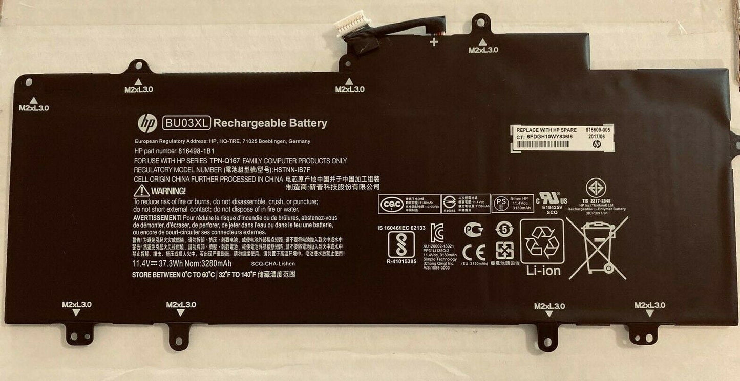 HP BU03XL - BU03XL Original Laptop Notebook Battery (1 Yr Warranty)