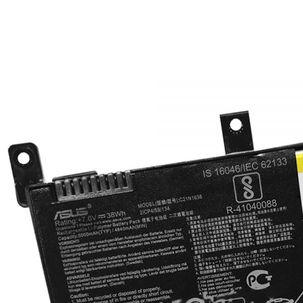ASUS C21N1638 - C21N1638 Original Laptop Notebook Battery (1 Yr Warranty)