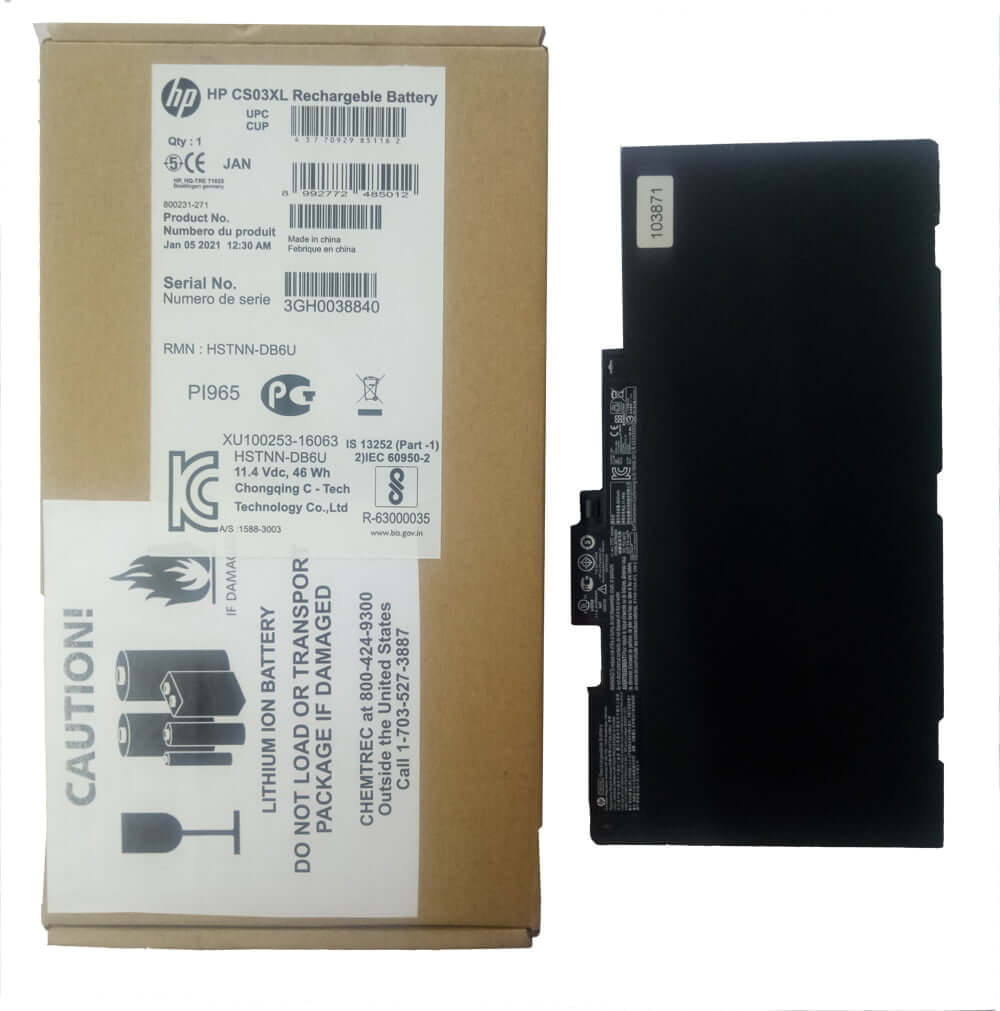 HP 800231-541 - CS03XL Original Laptop Notebook Battery (1 Yr Warranty)