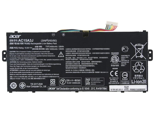 ACER AC15A3J - AC15A3J Original Laptop Notebook Battery (1 Yr Warranty)