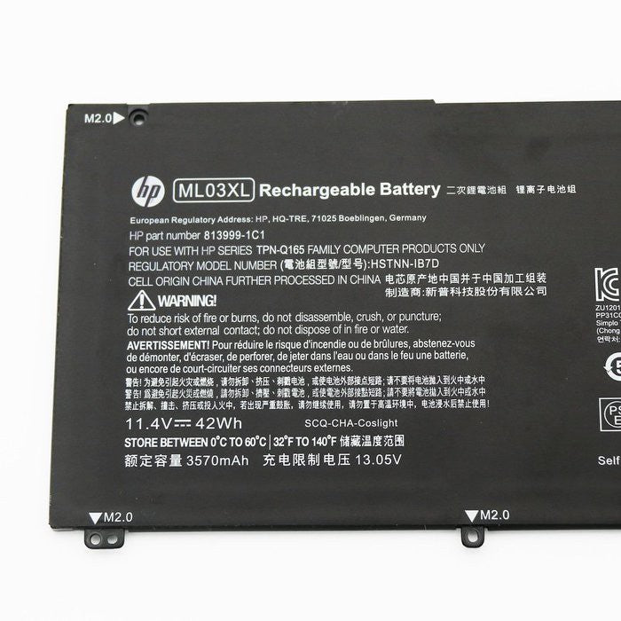 HP ML03XL - ML03XL Original Laptop Notebook Battery (1 Yr Warranty)