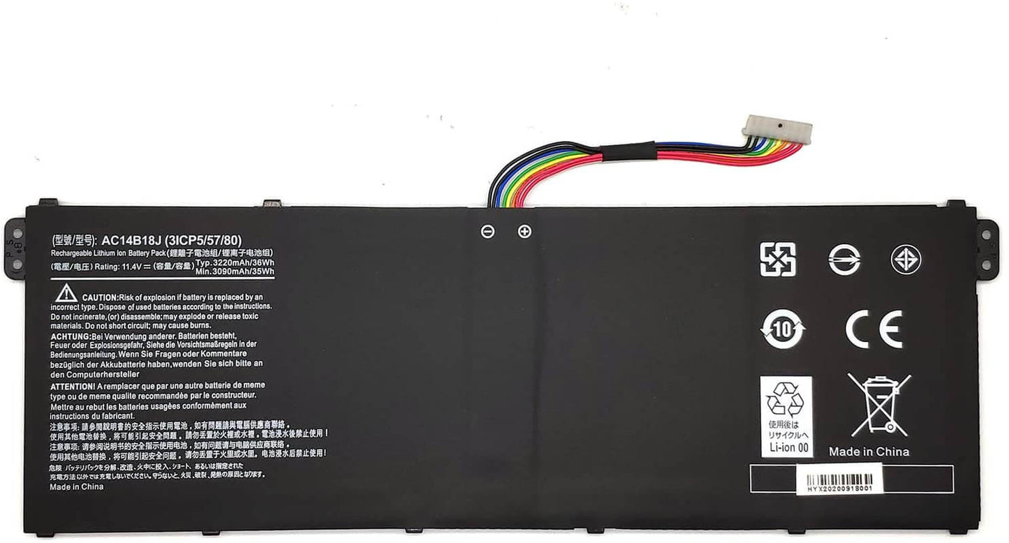 ACER AC14B18J - AC14B18J Original Laptop Notebook Battery (1 Yr Warranty)