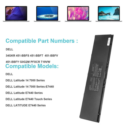 DELL 34GKR - 34GKR Genuine Original Laptop Notebook Battery (1 Yr Warranty)